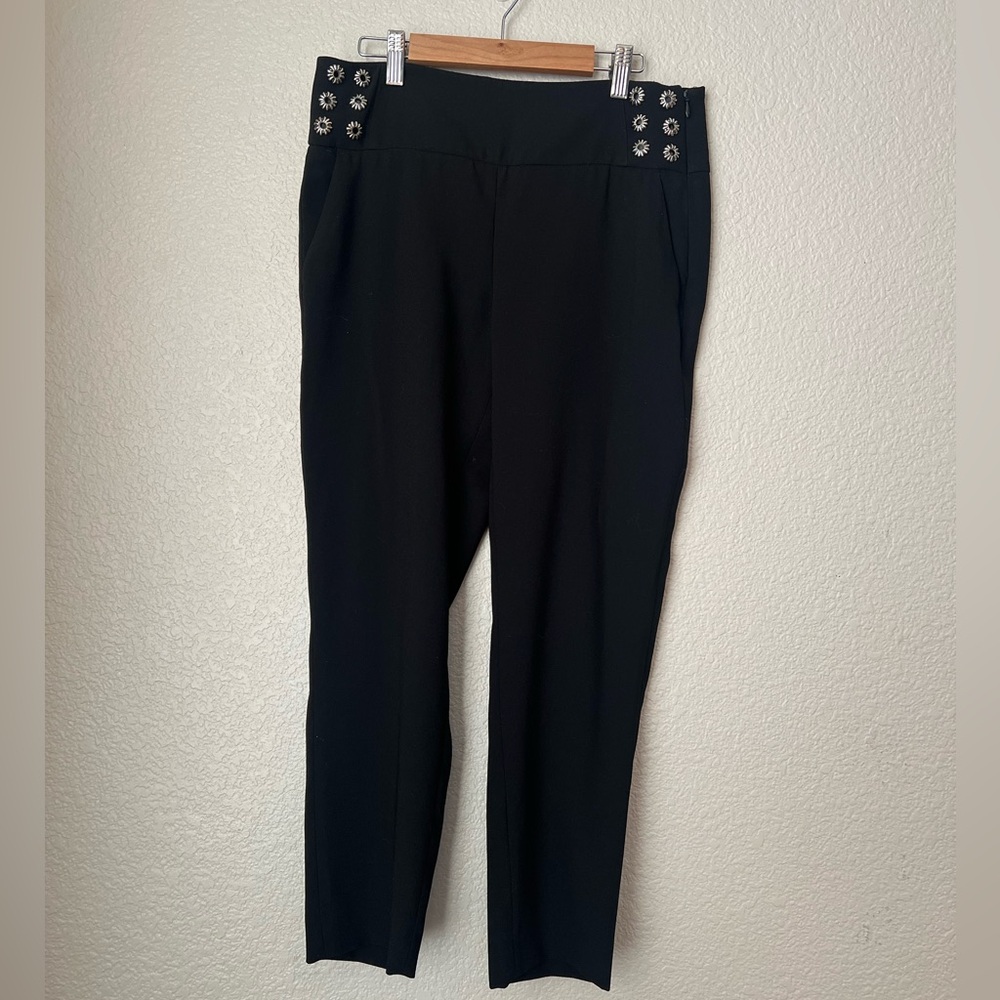 The Kooples High-Waist Cropped Pants, XS